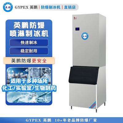 英鹏防爆制冰机 喷淋分体制冰机300kg