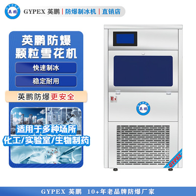 英鹏防爆制冰机 一体式颗粒雪花机-85KG