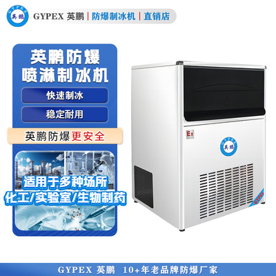 英鹏防爆制冰机 喷淋一体制冰机30kg