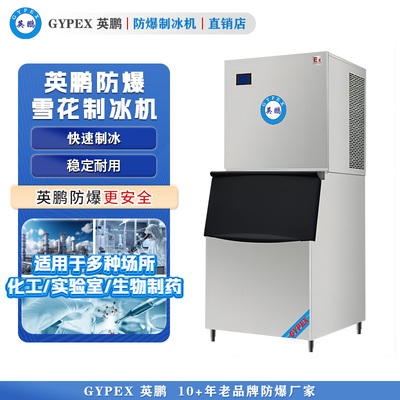 英鹏防爆制冰机 分体式雪花机-500KG