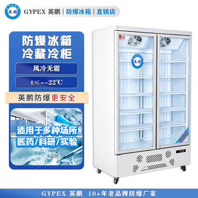 -22度防爆立式冻柜 玻璃门1275升
